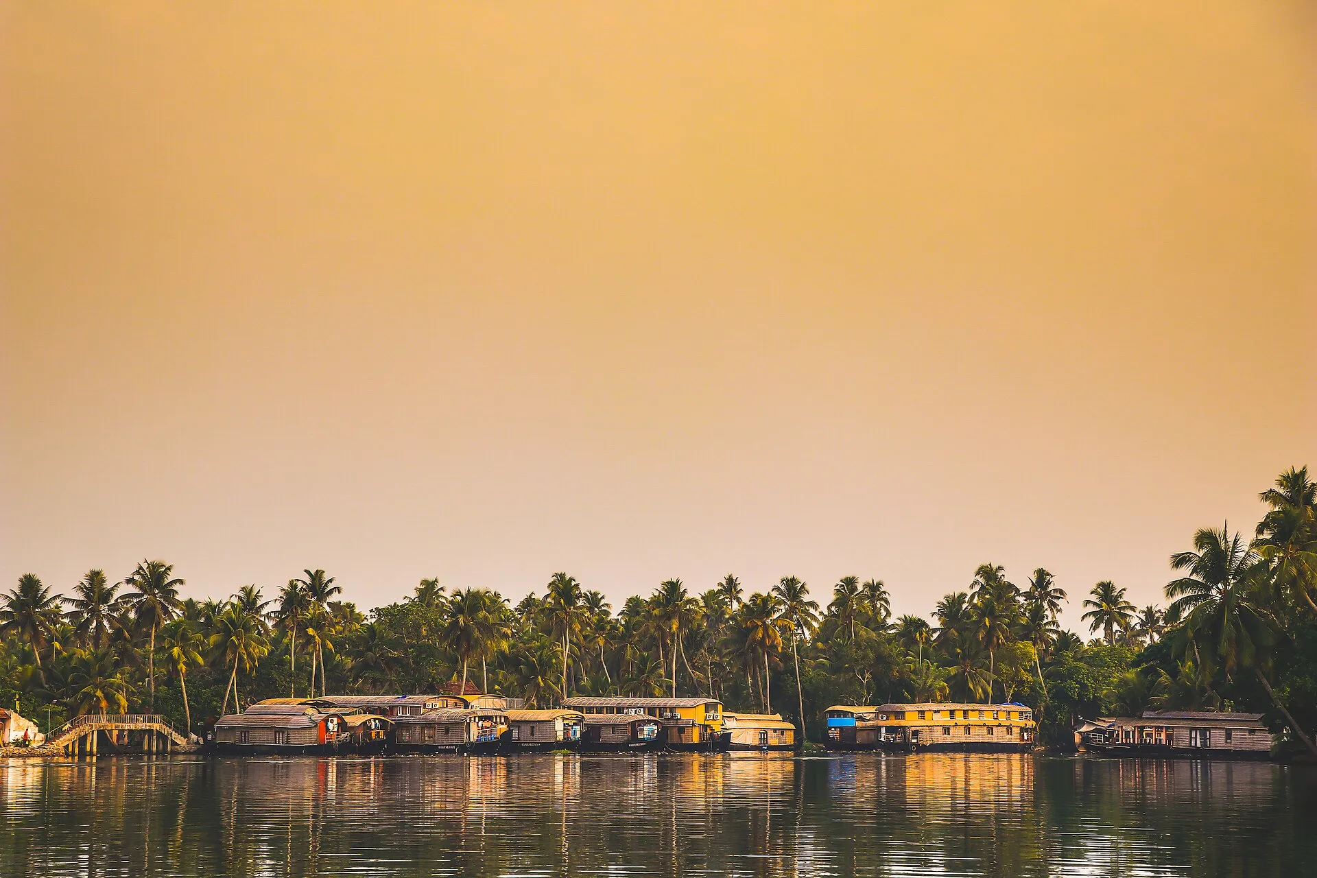 Pearl (Luxury) houseboat cruising the Alleppey backwaters, Kerala
